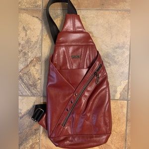 Shoulder bag/ purse. Maroon/ red. Never used.